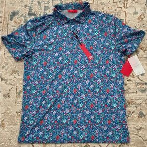 Redvanly Floral Polo Shirt